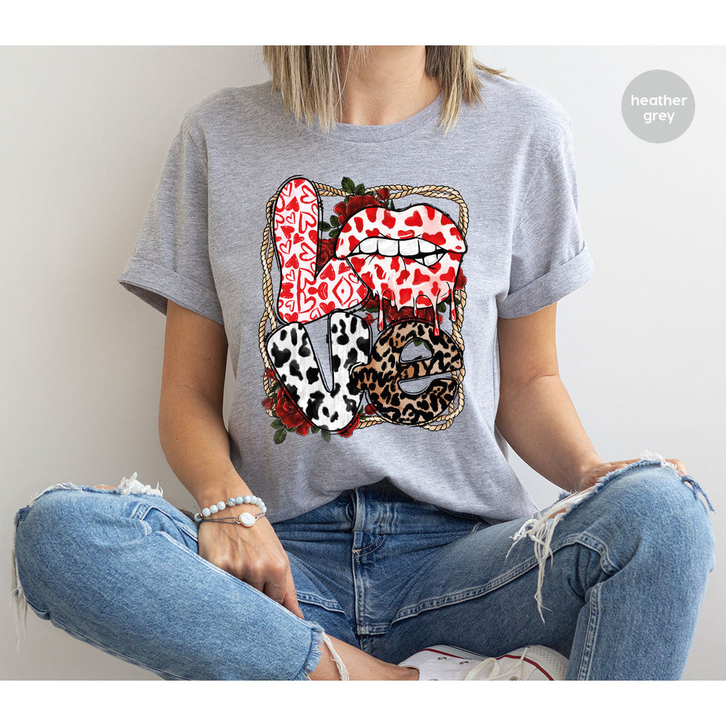Love Shirt, Lovers Gift, Cool Valentine's Day T-Shirt product image 7