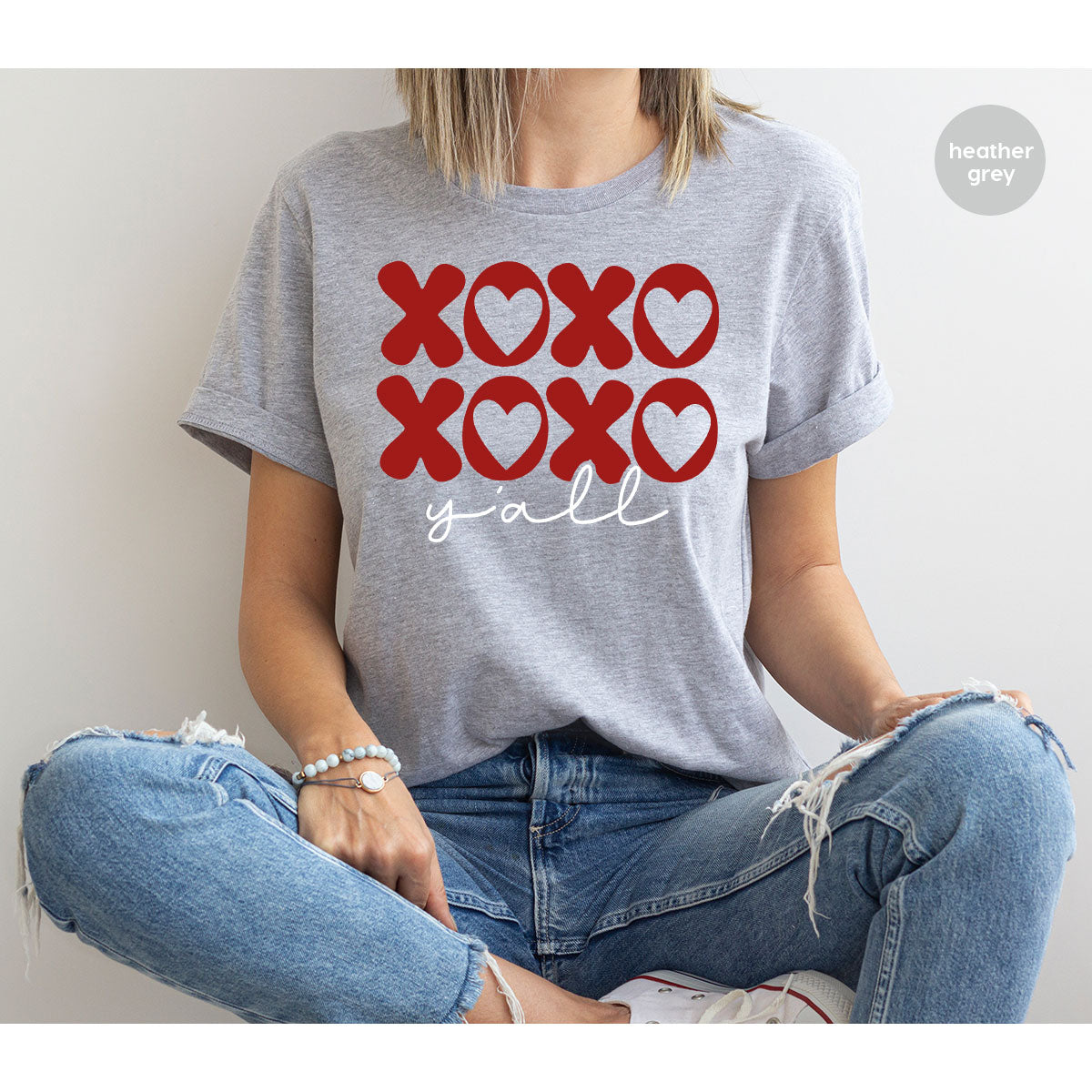 XOXO Shirt, Love Valentine's Day T-Shirt, Couple Match product image 5