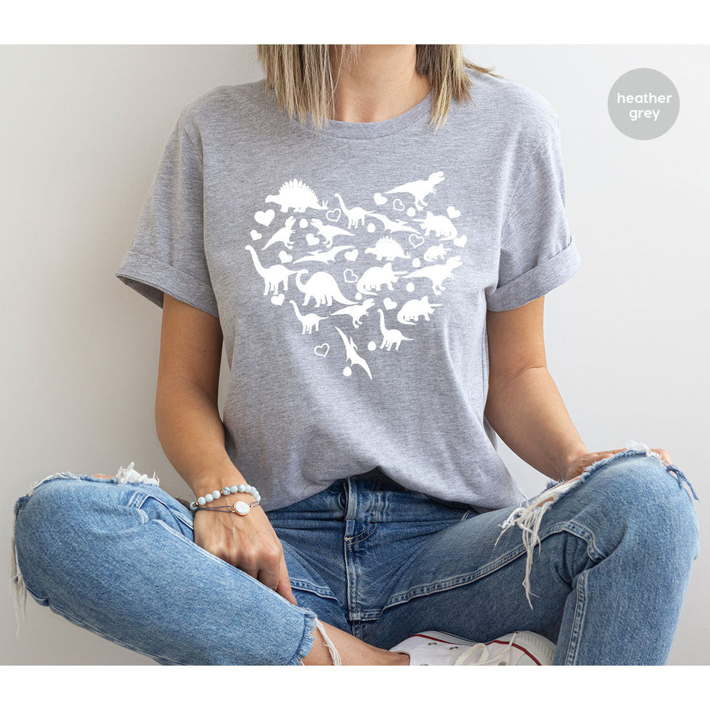 Dinosaur Shirt, Valentine T-Shirt, 2023 Gift product image 2