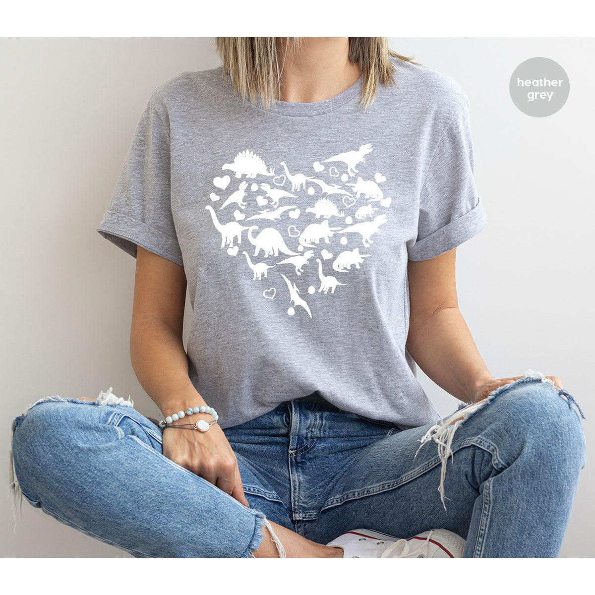 Dinosaur Shirt, Valentine T-Shirt, 2023 Gift product image 2