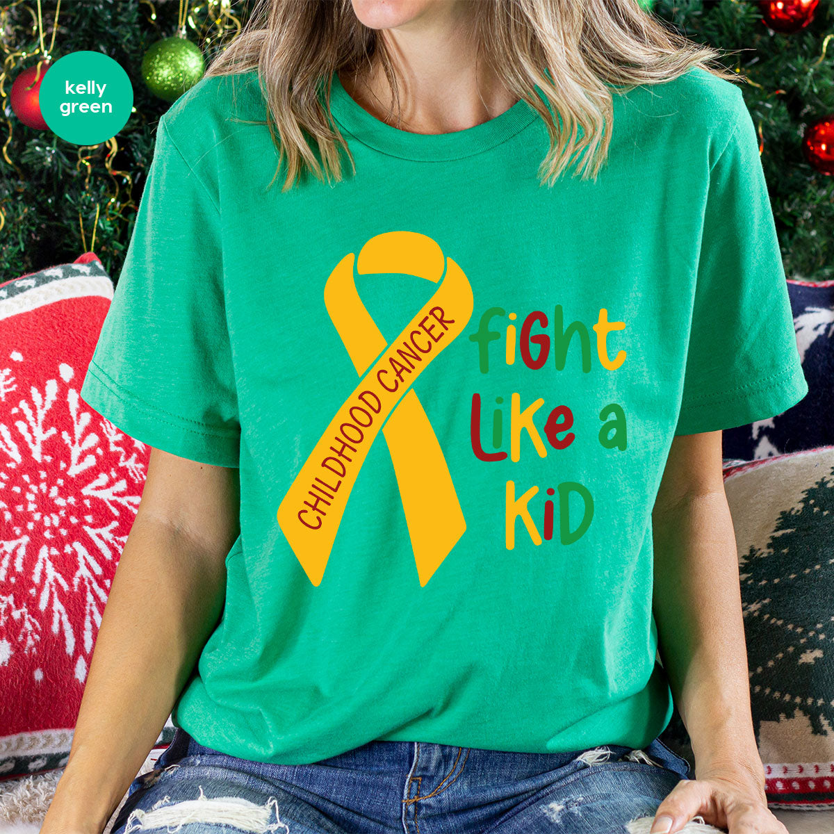 Fighting Like A Kid Shirt, Cancer Fight Childhood Canver product image 100