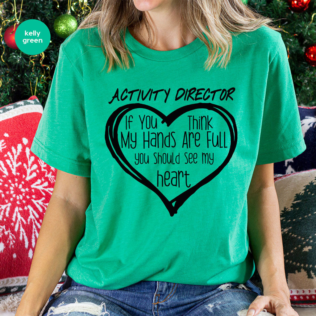 Activity Director Shirt, Love Heart Gift For Couples product image 103