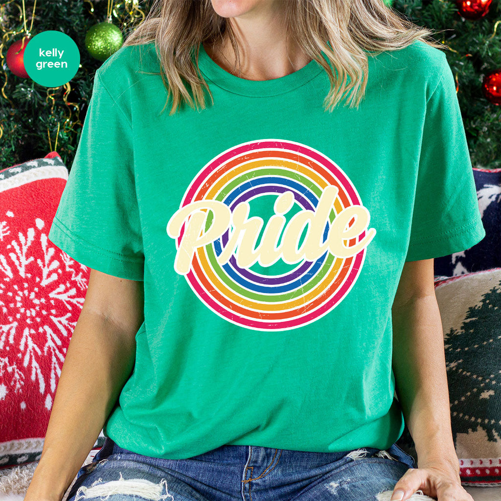 Pride Shirt, LGBT T-Shirt, Tee, Rainbow Graphic product image 5