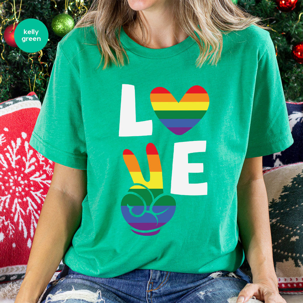 LGBT Love Shirt, Rainbow Glory T-Shirt, Pride Tee product image 8
