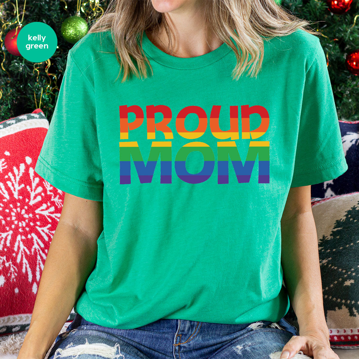 Proud Mom Shirt, LGBT T-Shirt, Tee product image 8