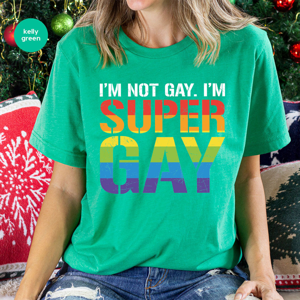 Super Gay Shirt, LGBT Power T-Shirt, Tee product image 2