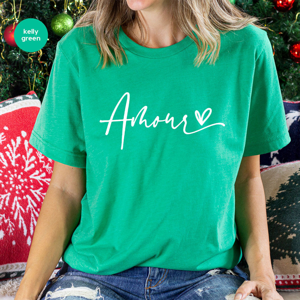 Among T-Shirt, Love Shirt, Heart Valentine's Tee product image 8