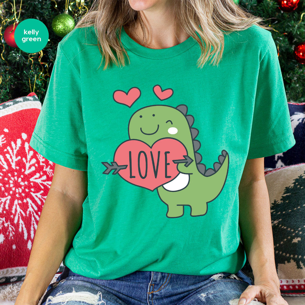 Love Shirt, Lovely Dinosaur Valentine's Day Special For product image 101