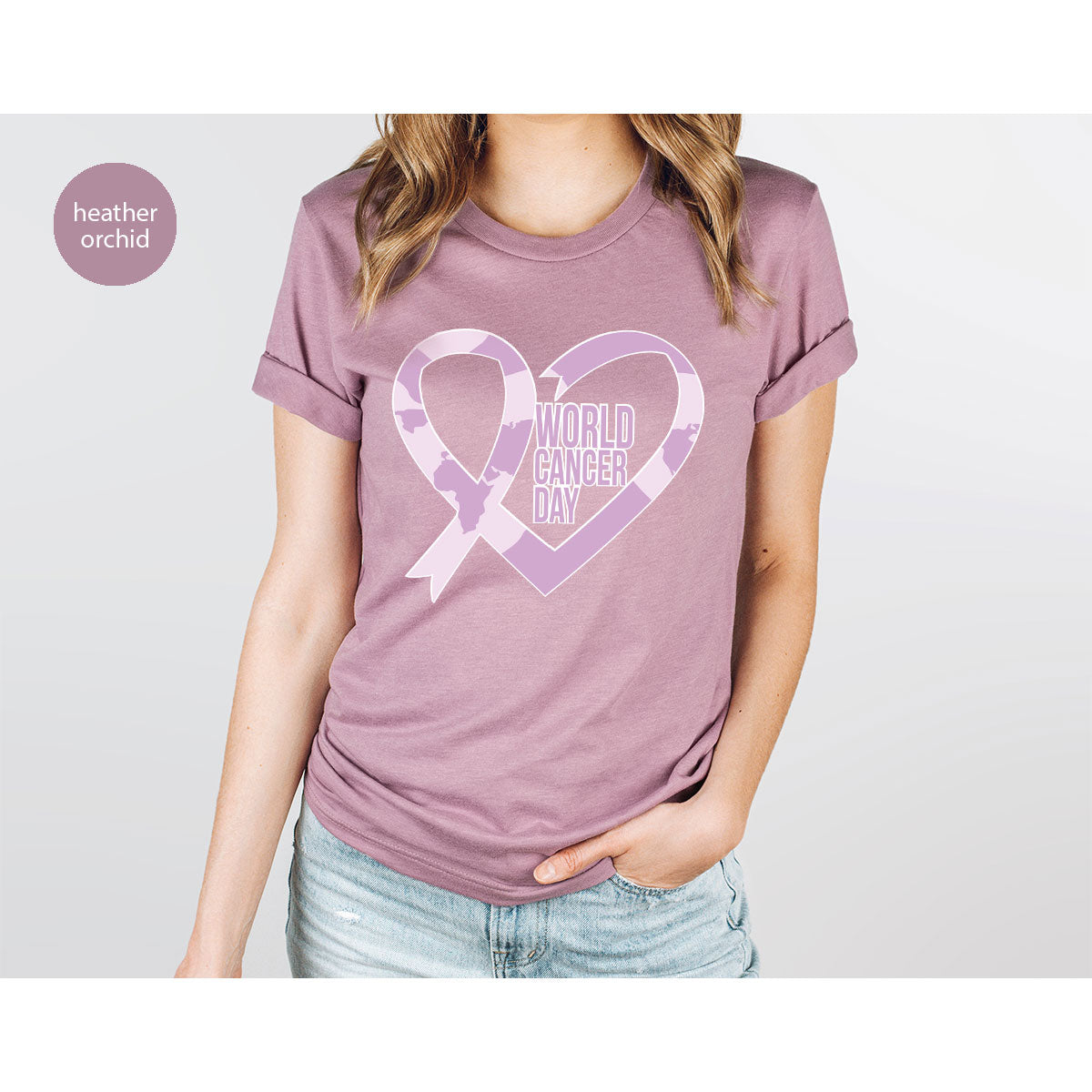 World Cancer Day Gift, T-Shirt, Support Shirt product image 14