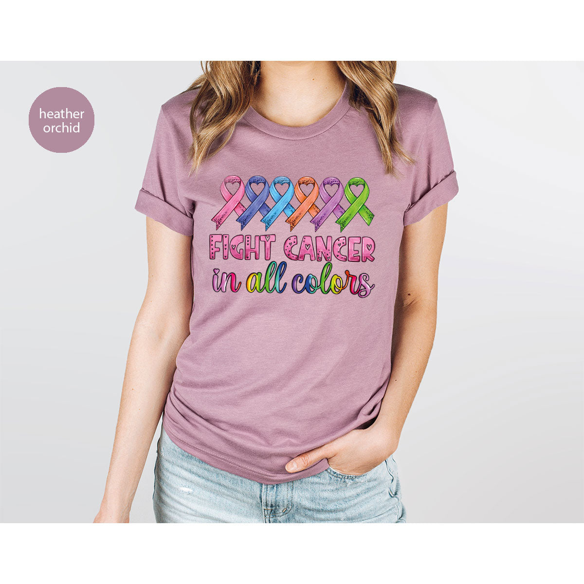 Lung Cancer Shirt, Family Support T-Shirt product image 8