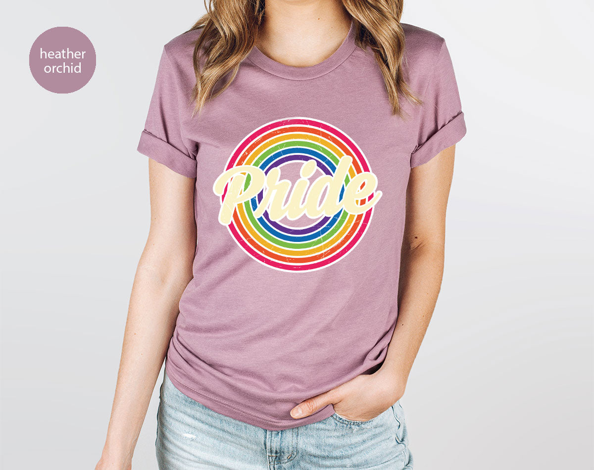 Pride Shirt, LGBT T-Shirt, Tee, Rainbow Graphic product image 6