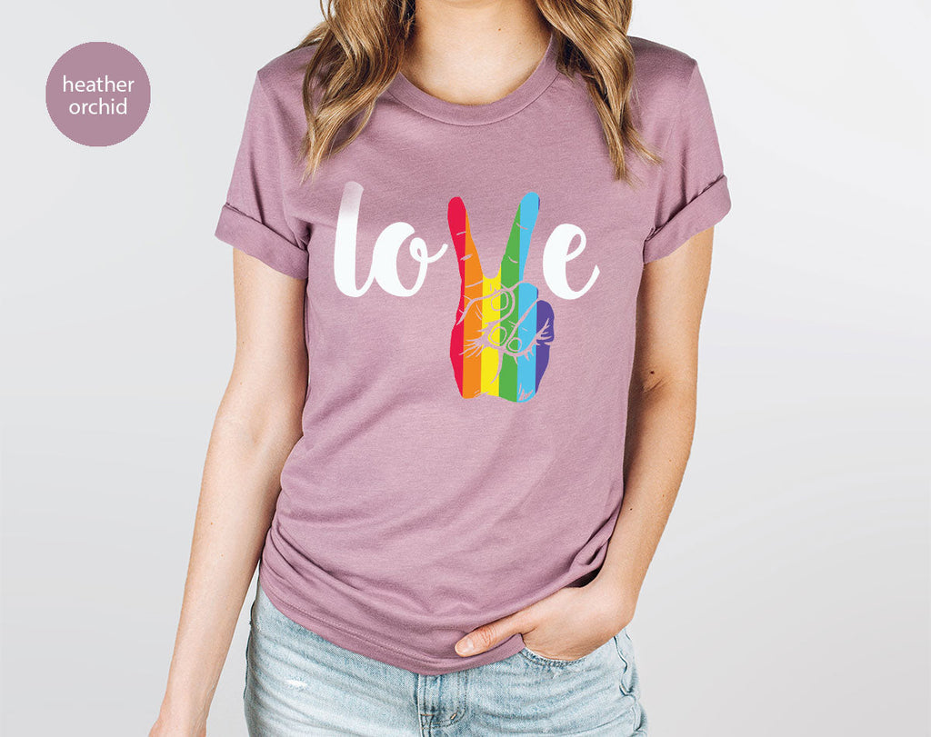 LGBT Love Shirt, Victory T-Shirt, Pride Tee, Glory product image 119