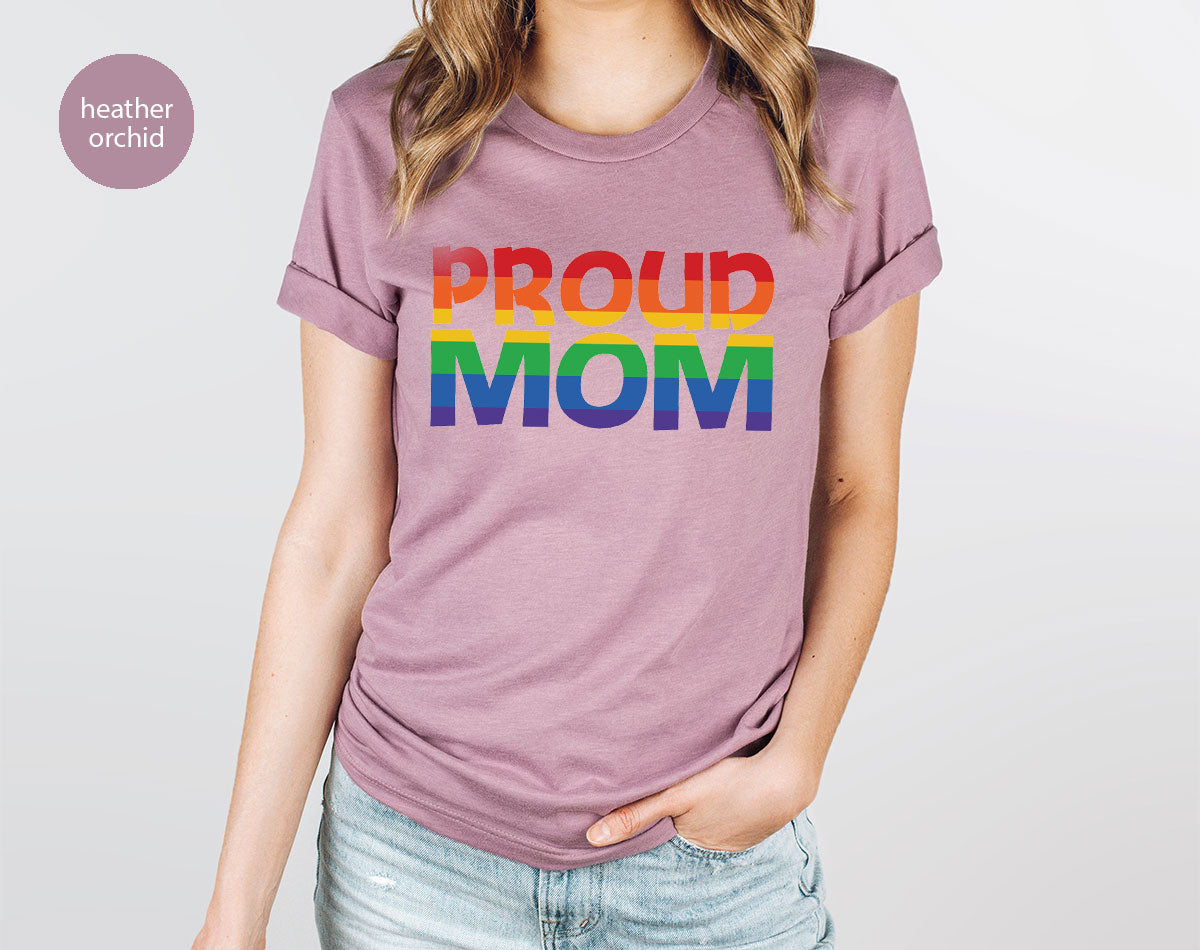 Proud Mom Shirt, LGBT T-Shirt, Tee product image 9