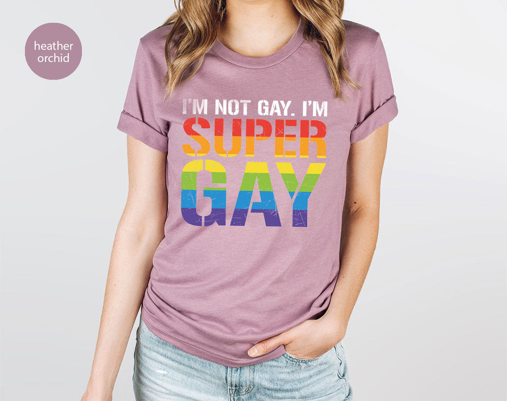 Super Gay Shirt, LGBT Power T-Shirt, Tee product image 3