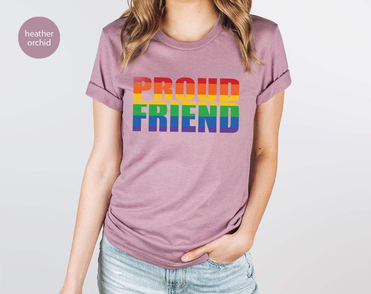 LGBT Friendship Shirt, Proud Friend T-Shirt, Gift Tee product image 6