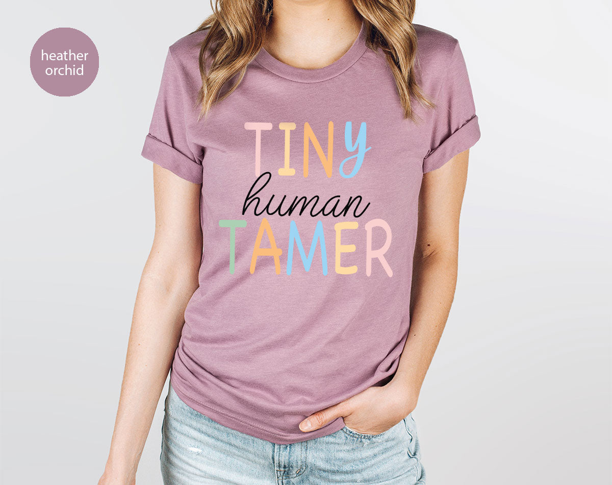 Teacher Shirt, Tiny Human Tamer, Kindergarten Preschool product image 79