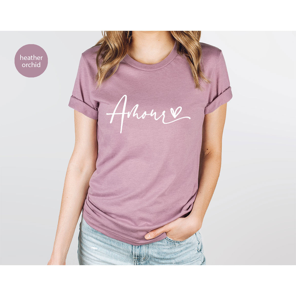 Among T-Shirt, Love Shirt, Heart Valentine's Tee product image 9