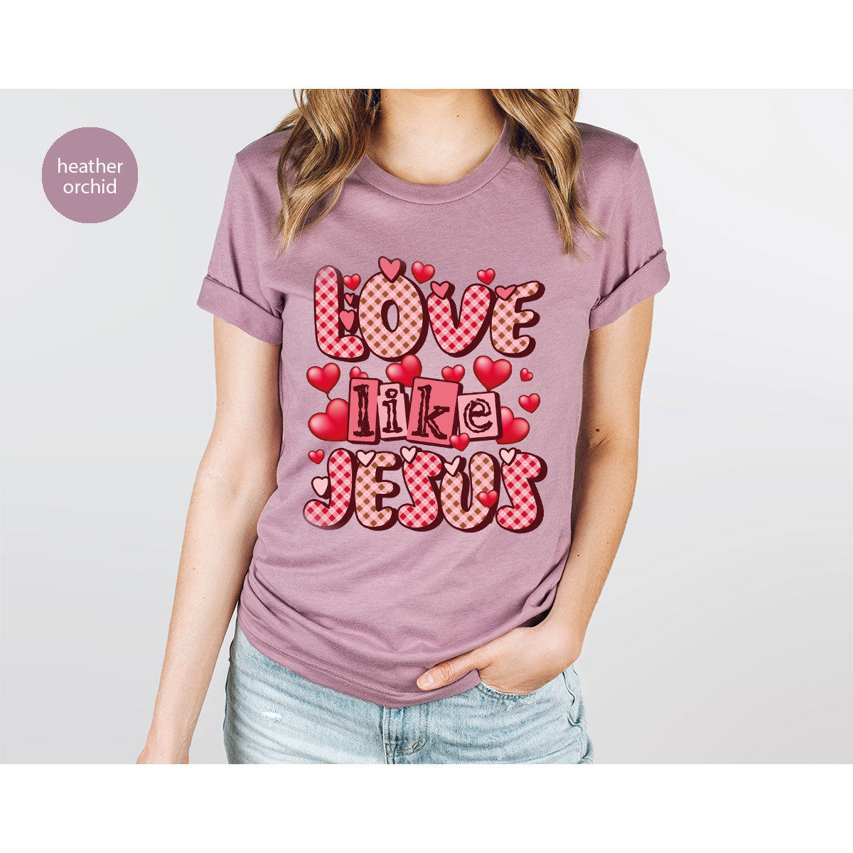 Love Like Jesus Shirt, Valentine's Day Best Gift for Lovers product image 9