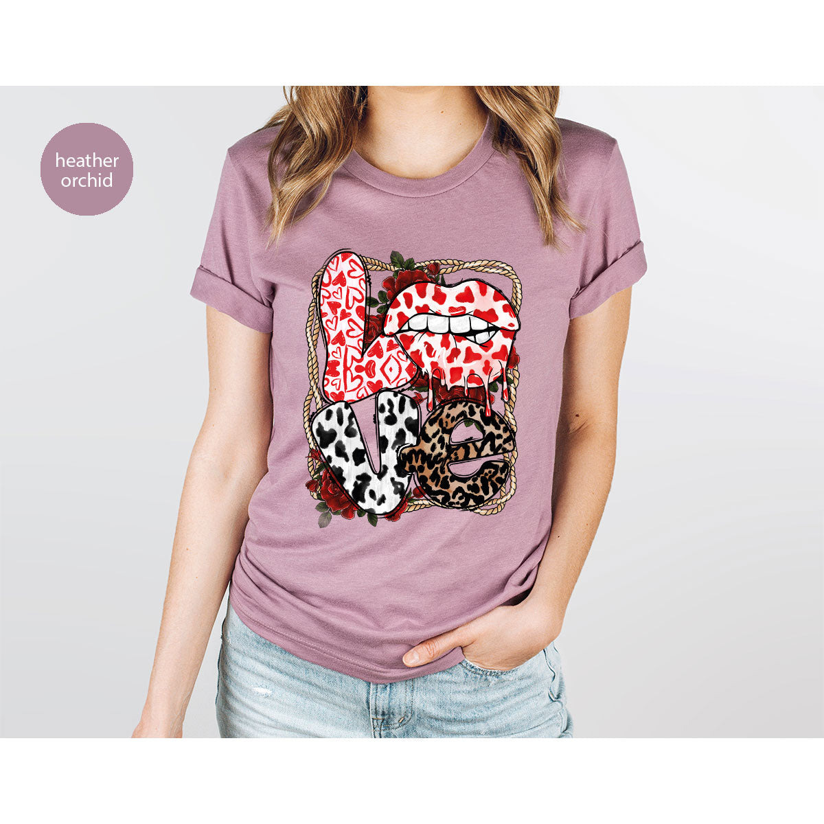 Love Shirt, Lovers Gift, Cool Valentine's Day T-Shirt product image 9