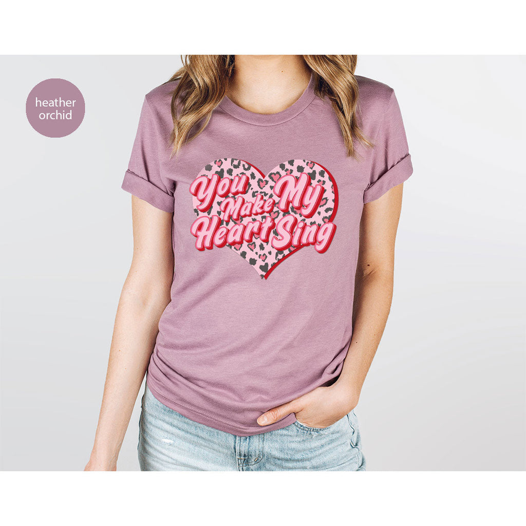 You Make My Heart Sing Shirt, Valentine's Day Romantic Gift product image 9