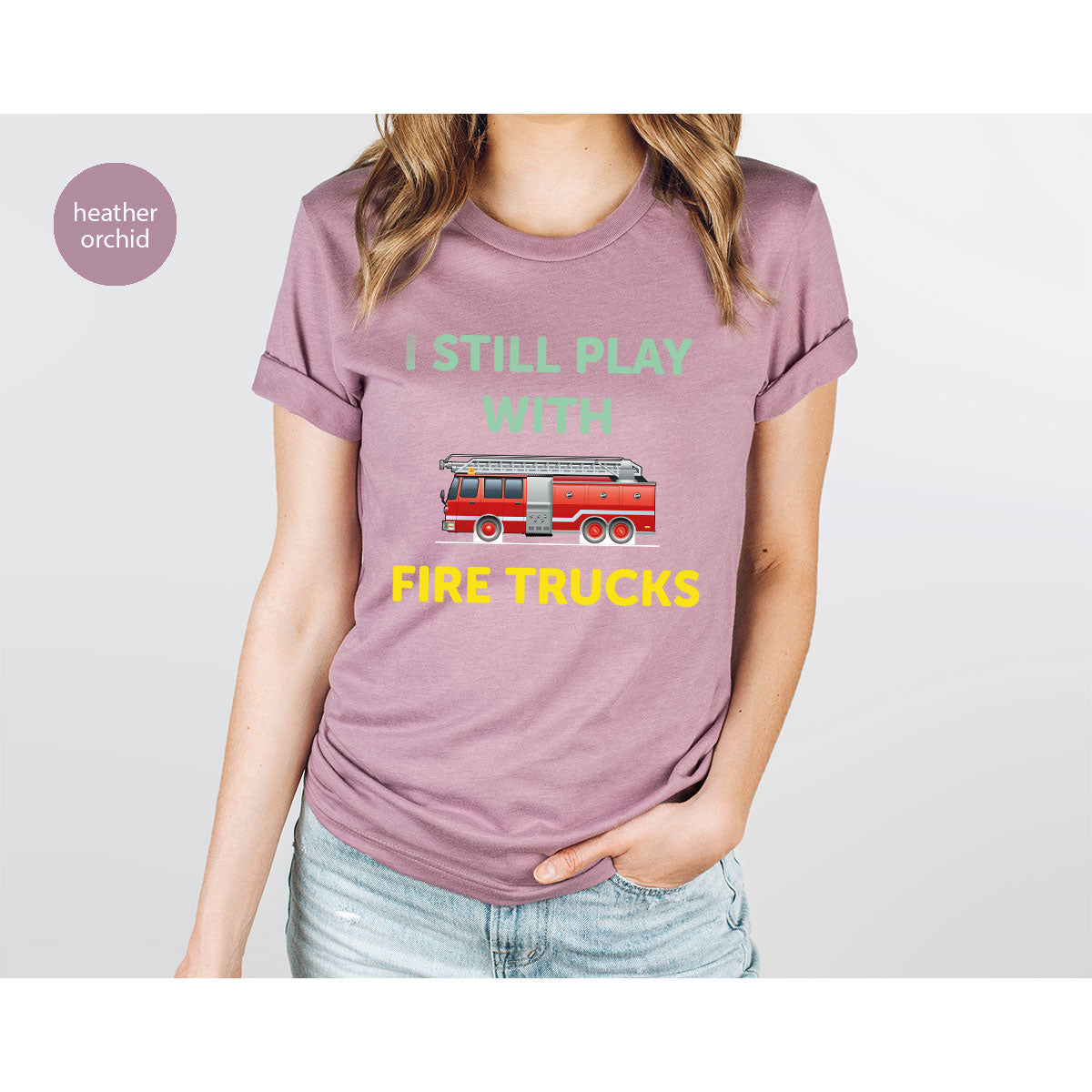 Fire Truck Shirt, Funny Fighter T-Shirt, Fireman Tee product image 12