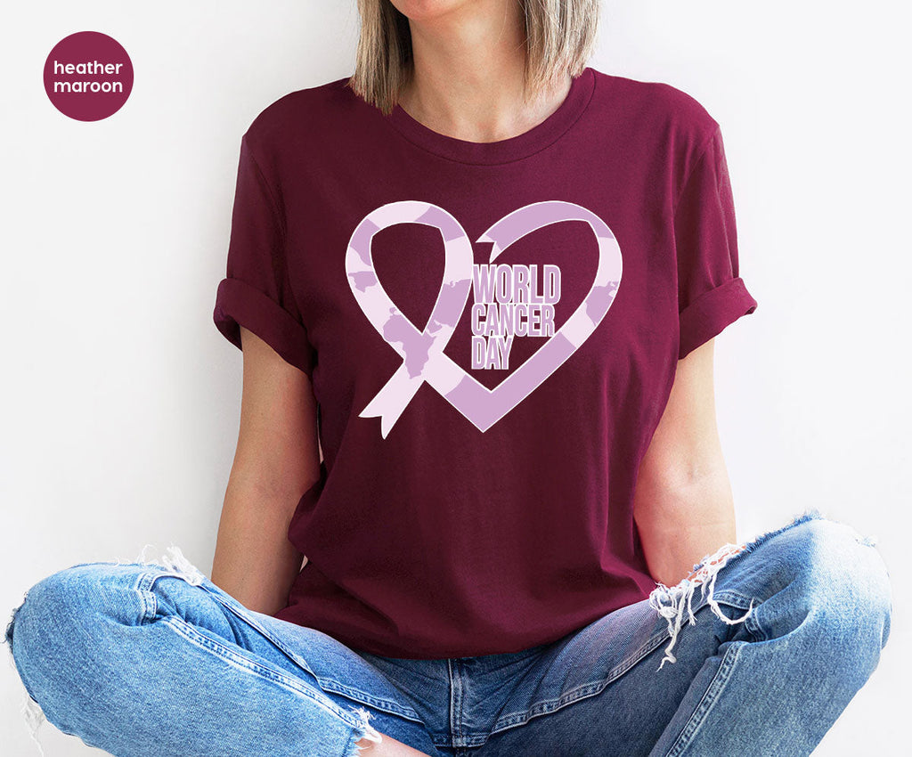 World Cancer Day Gift, T-Shirt, Support Shirt product image 15