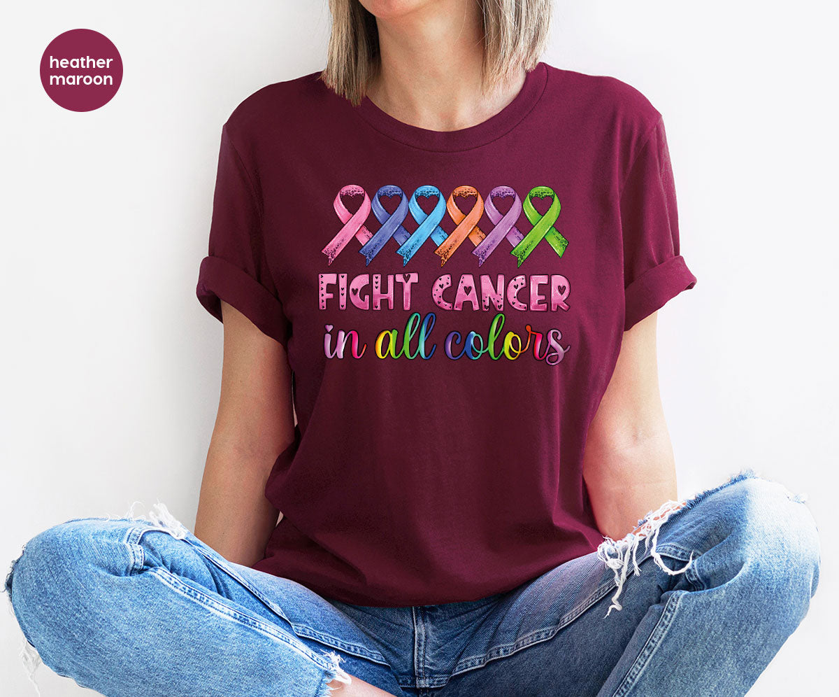 Lung Cancer Shirt, Family Support T-Shirt product image 9