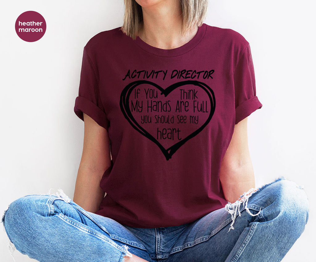 Activity Director Shirt, Love Heart Gift For Couples product image 105