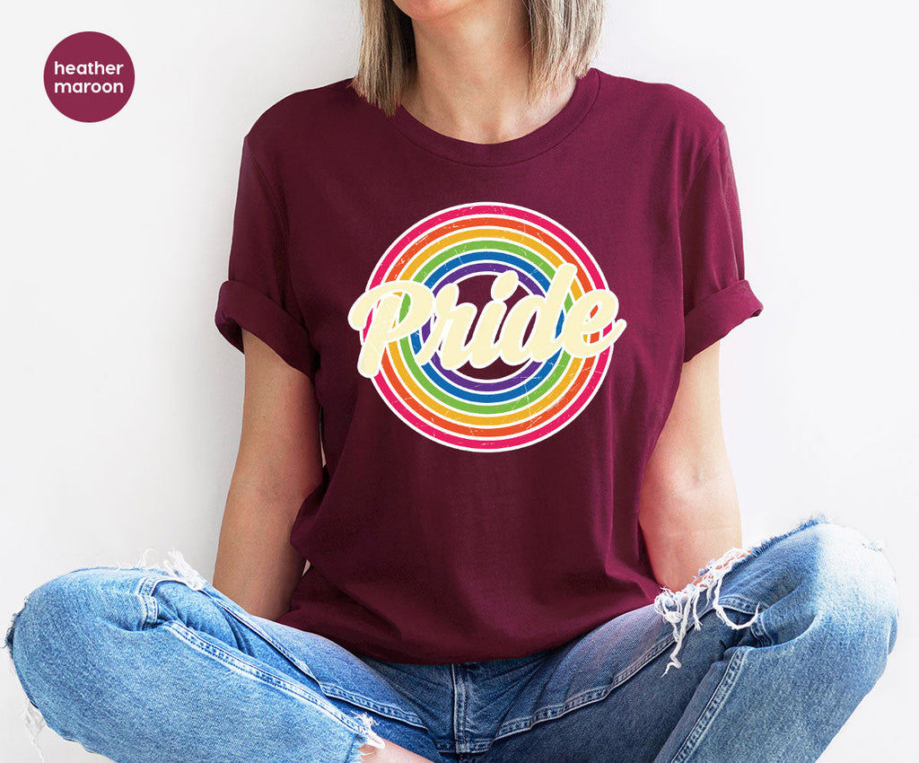 Pride Shirt, LGBT T-Shirt, Tee, Rainbow Graphic product image 7