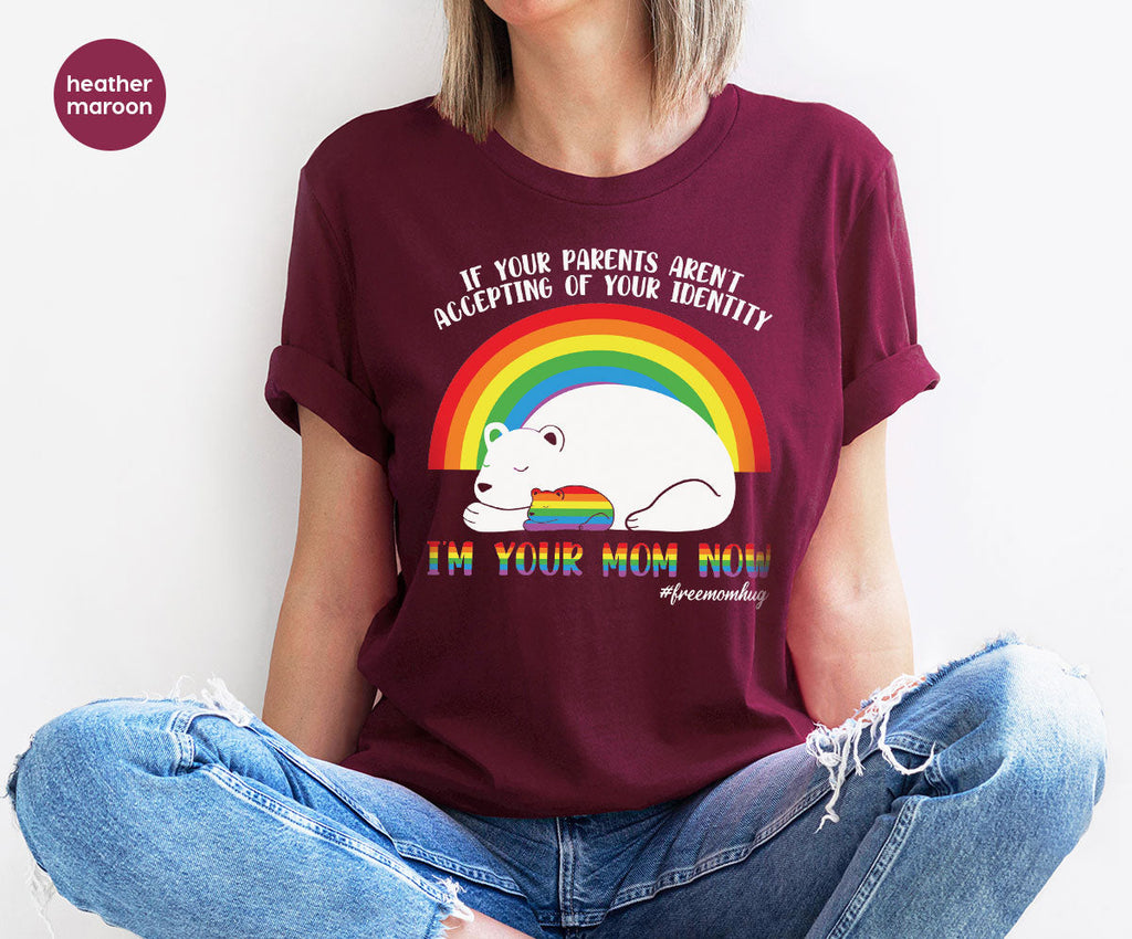 I'm Your Mom Now T-Shirt, Cute LGBT Glory Tee product image 10