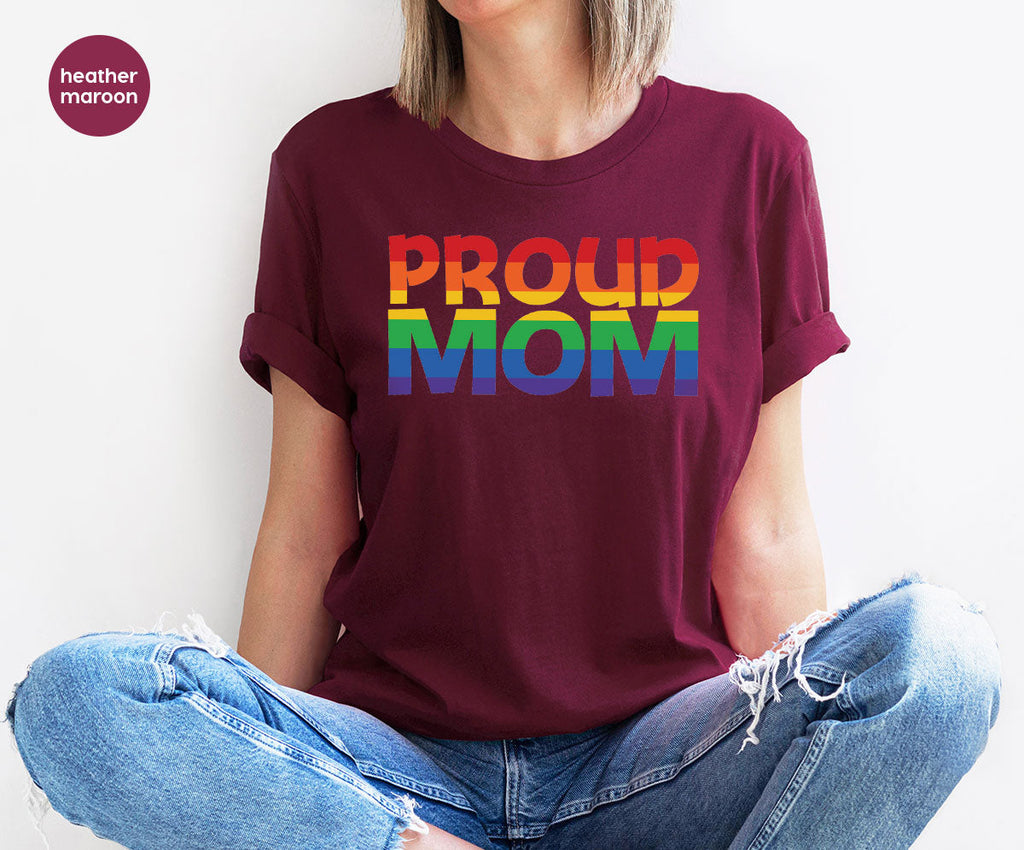 Proud Mom Shirt, LGBT T-Shirt, Tee product image 10