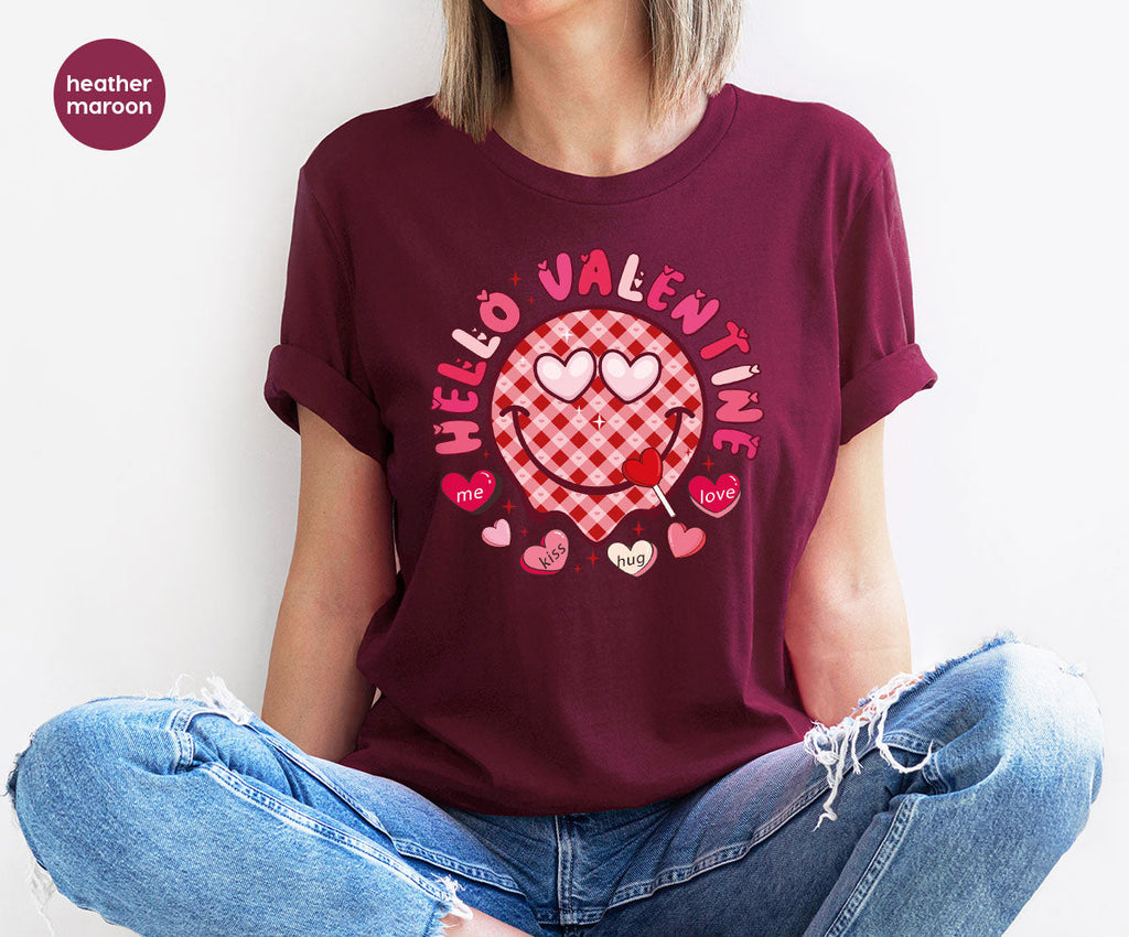 Hello Valentine Shirt, Valentine's Day Love Gift for My product image 106