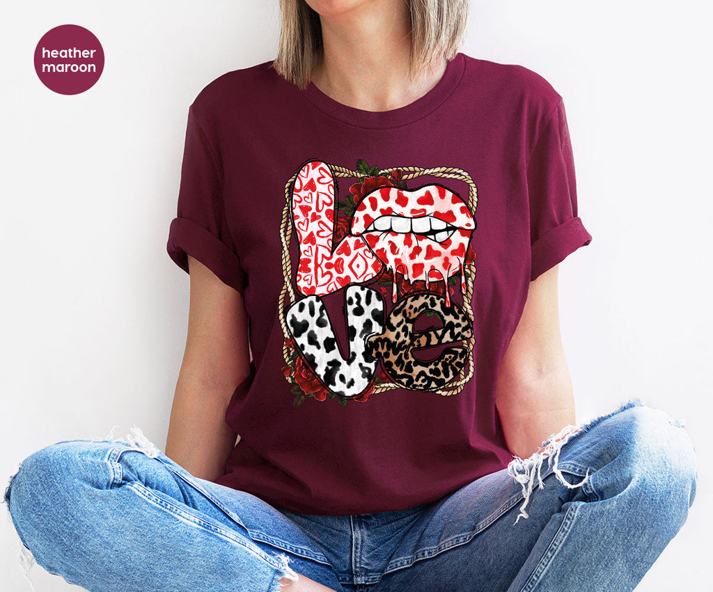 Love Shirt, Lovers Gift, Cool Valentine's Day T-Shirt product image 10