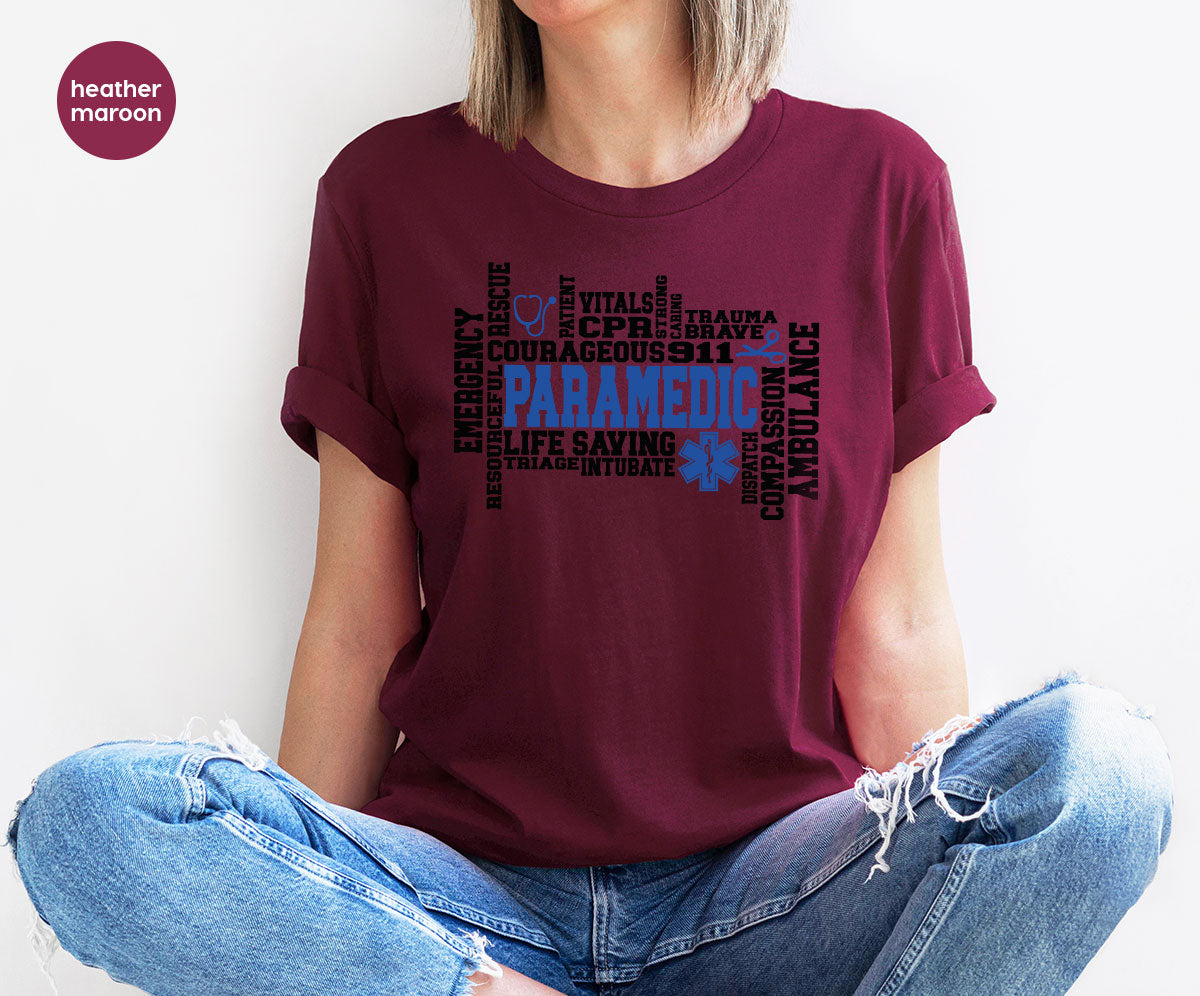 Paramedic T-Shirt, Ambulance Shirt, Life Saver Gift For product image 5