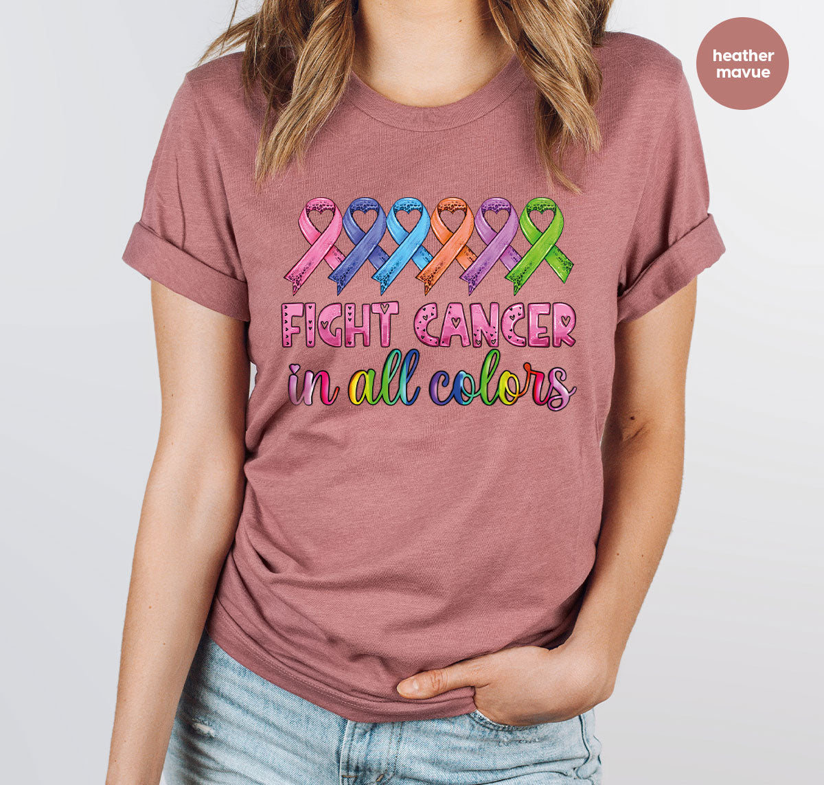 Lung Cancer Shirt, Family Support T-Shirt product image 10