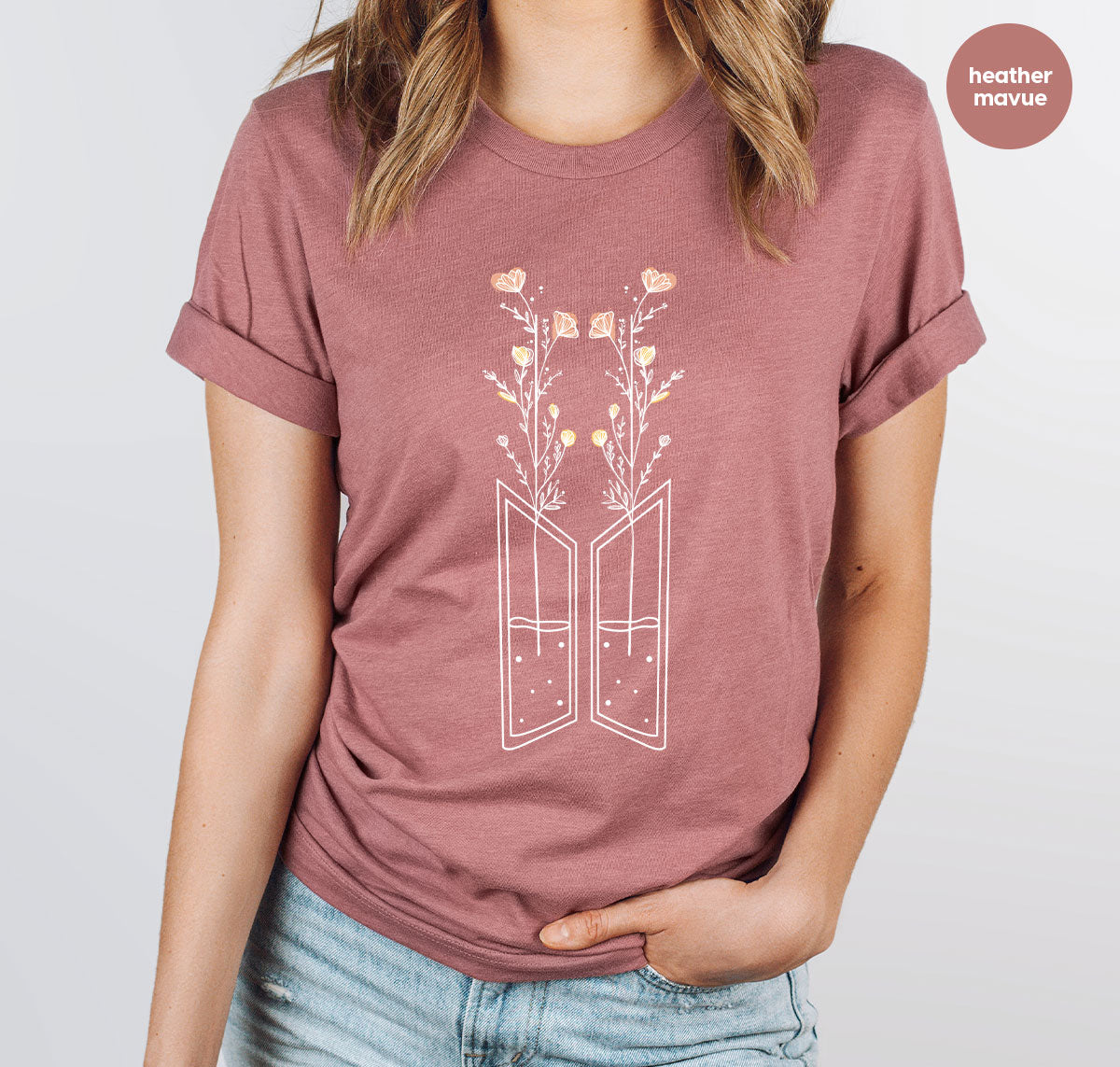 Heart Tree Shirt, Window of Love Valentine's Day Design product image 8