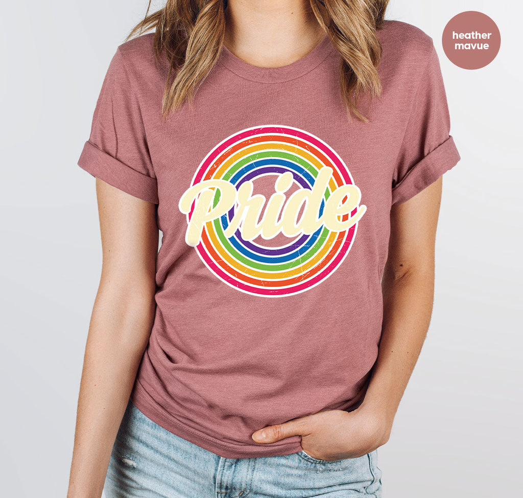 Pride Shirt, LGBT T-Shirt, Tee, Rainbow Graphic product image 8