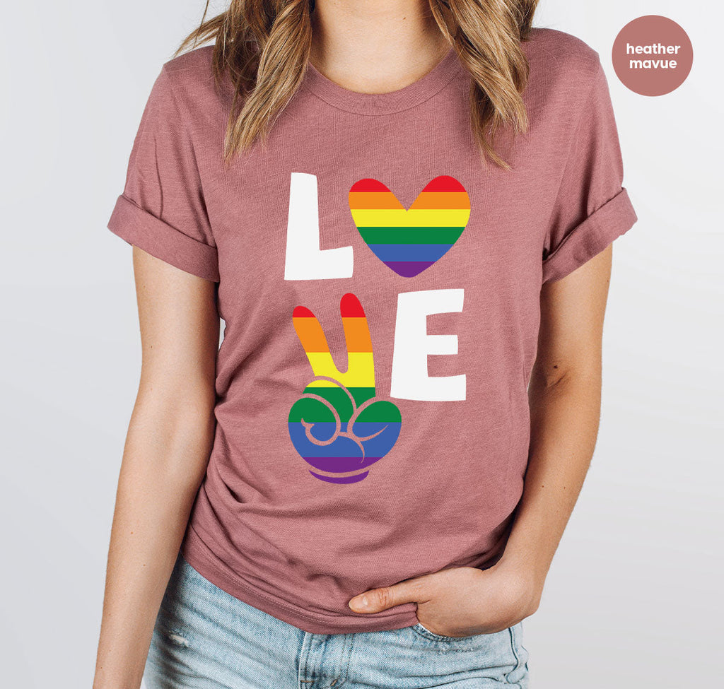LGBT Love Shirt, Rainbow Glory T-Shirt, Pride Tee product image 11