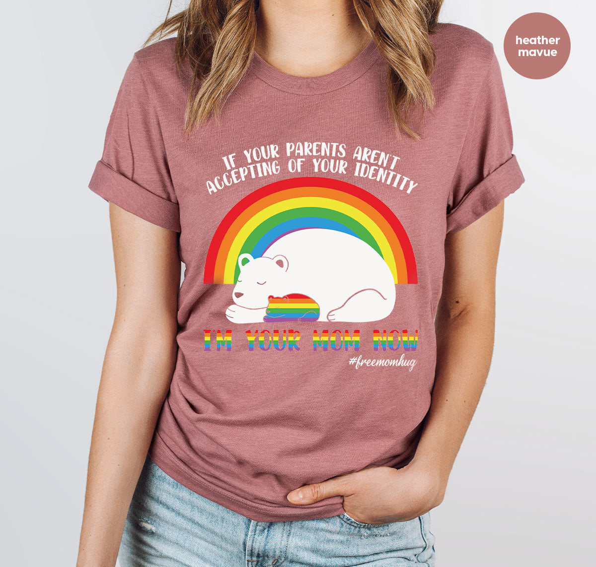 I'm Your Mom Now T-Shirt, Cute LGBT Glory Tee product image 11