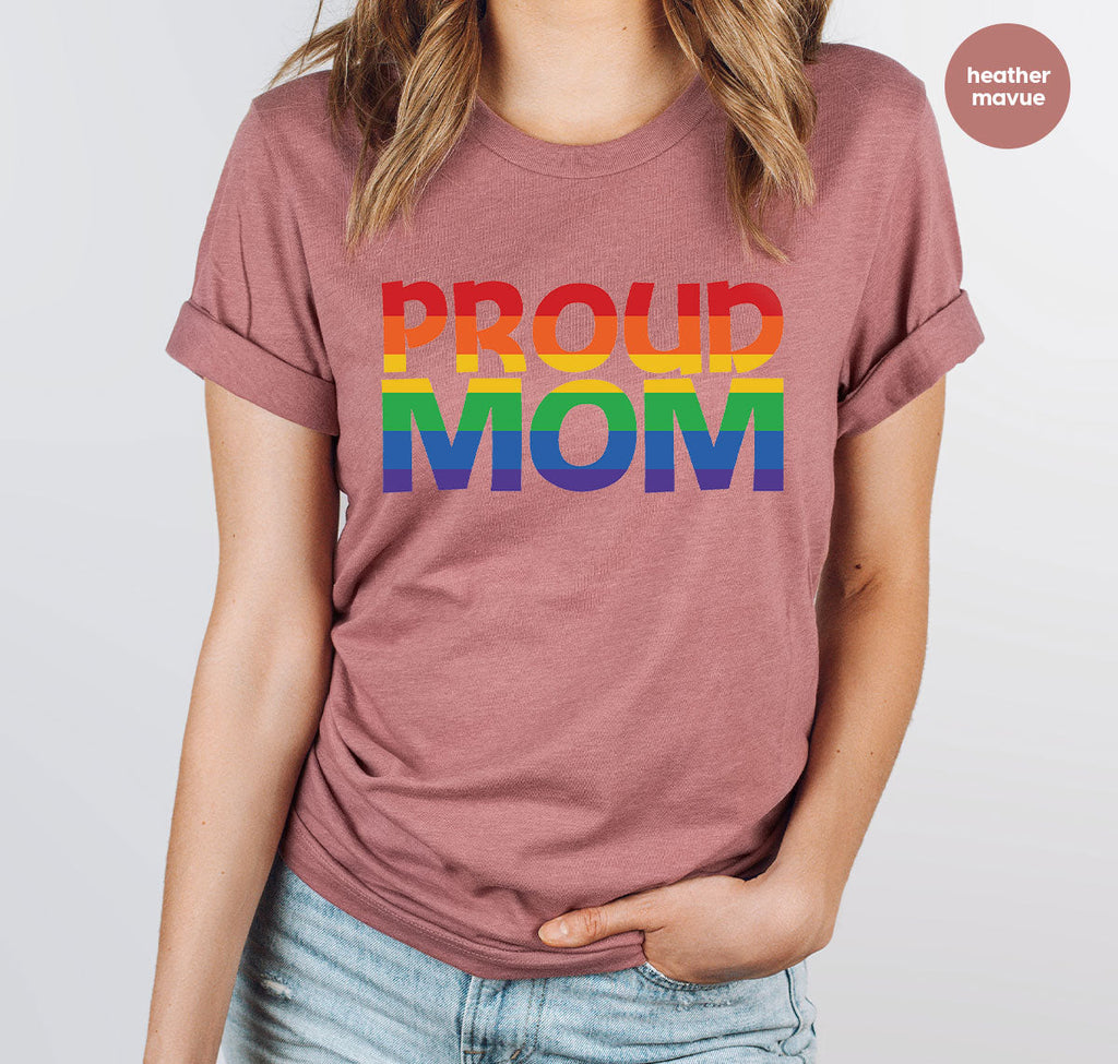 Proud Mom Shirt, LGBT T-Shirt, Tee product image 11