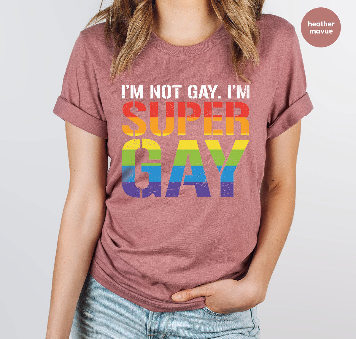 Super Gay Shirt, LGBT Power T-Shirt, Tee product image 5