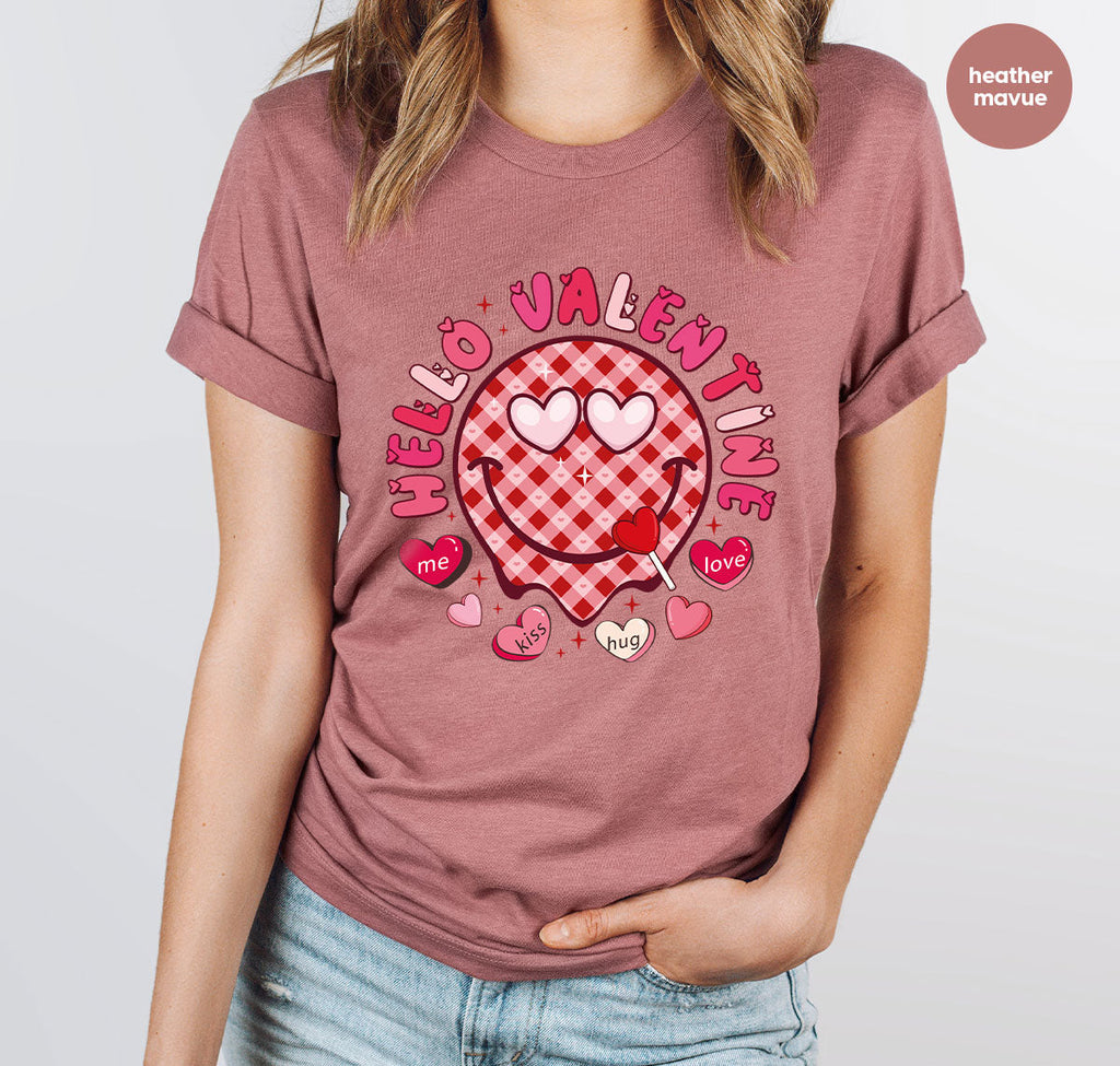 Hello Valentine Shirt, Valentine's Day Love Gift for My product image 107