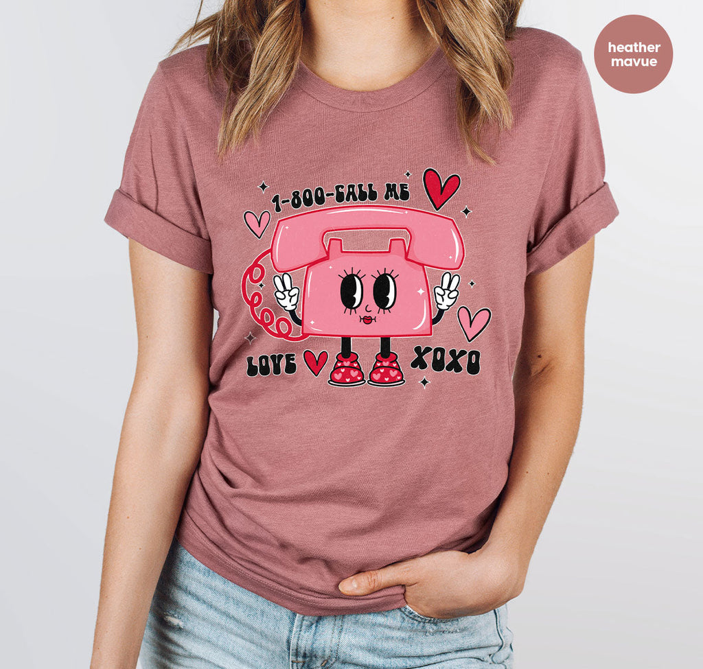 Call Me Lover Shirt, Funny Valentine's Day Cute Love T-Shirt product image 11