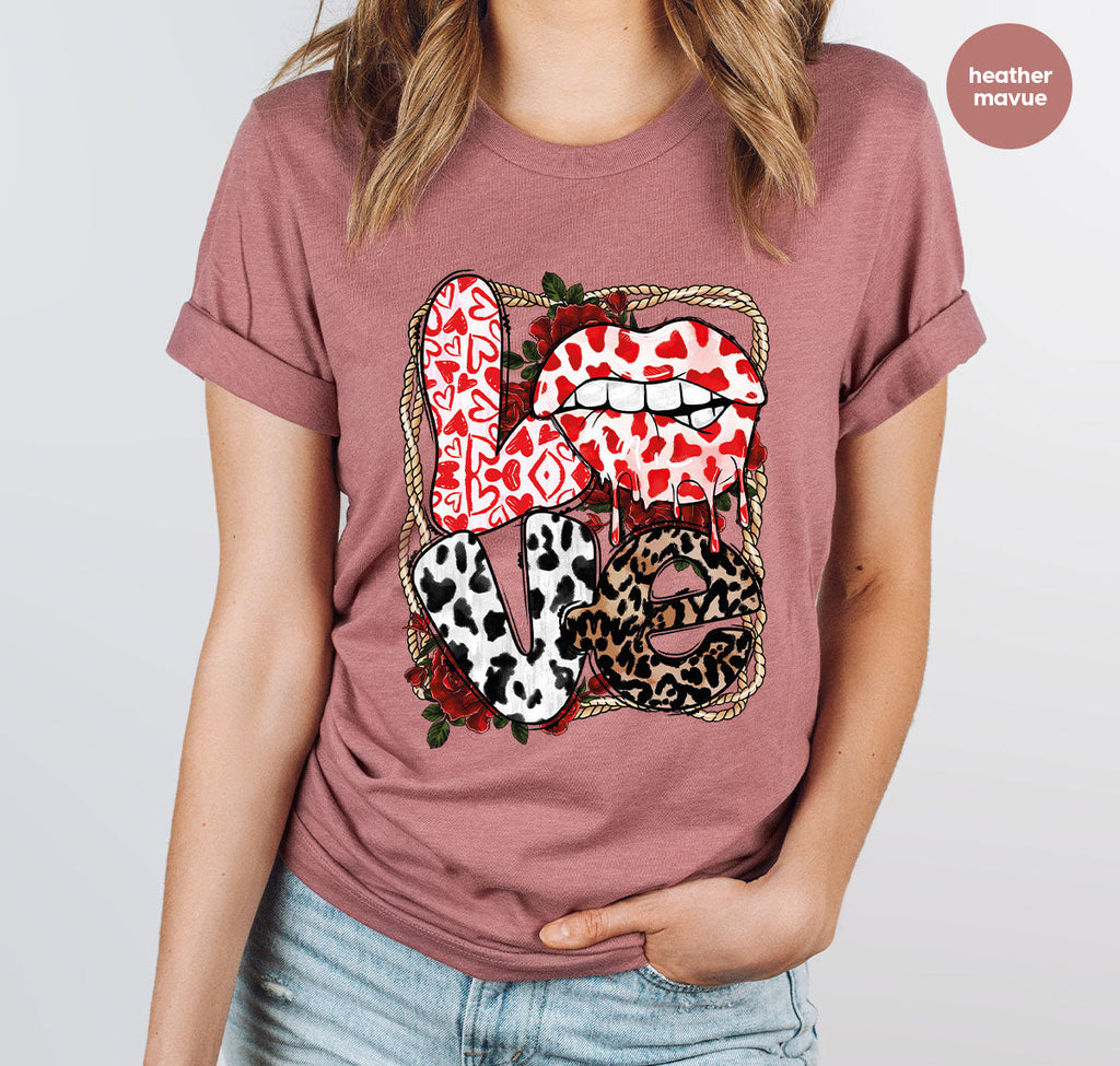 Love Shirt, Lovers Gift, Cool Valentine's Day T-Shirt product image 11