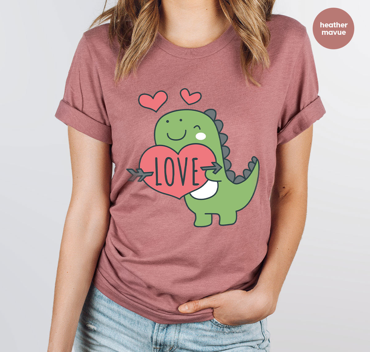 Love Shirt, Lovely Dinosaur Valentine's Day Special For product image 104