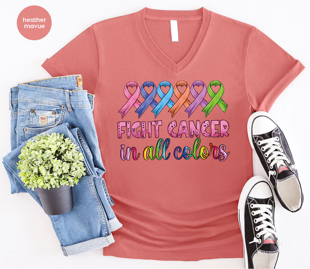 Lung Cancer Shirt, Family Support T-Shirt product image 11