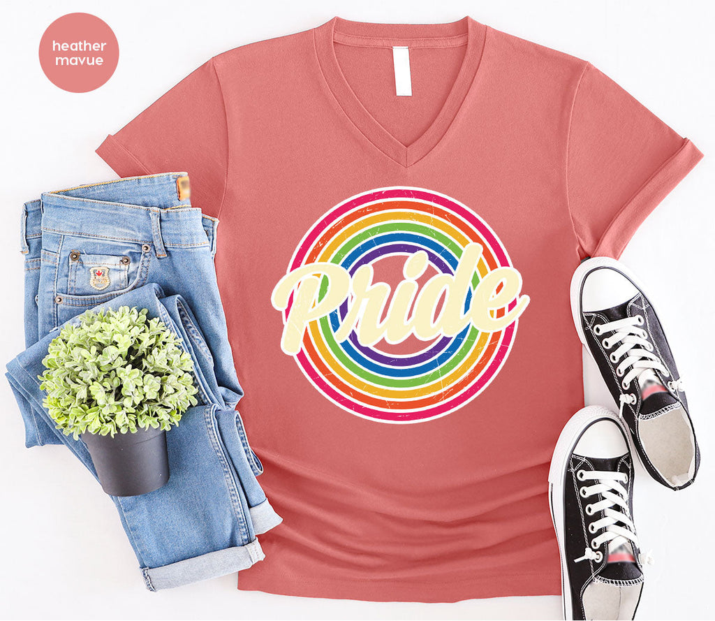 Pride Shirt, LGBT T-Shirt, Tee, Rainbow Graphic product image 9