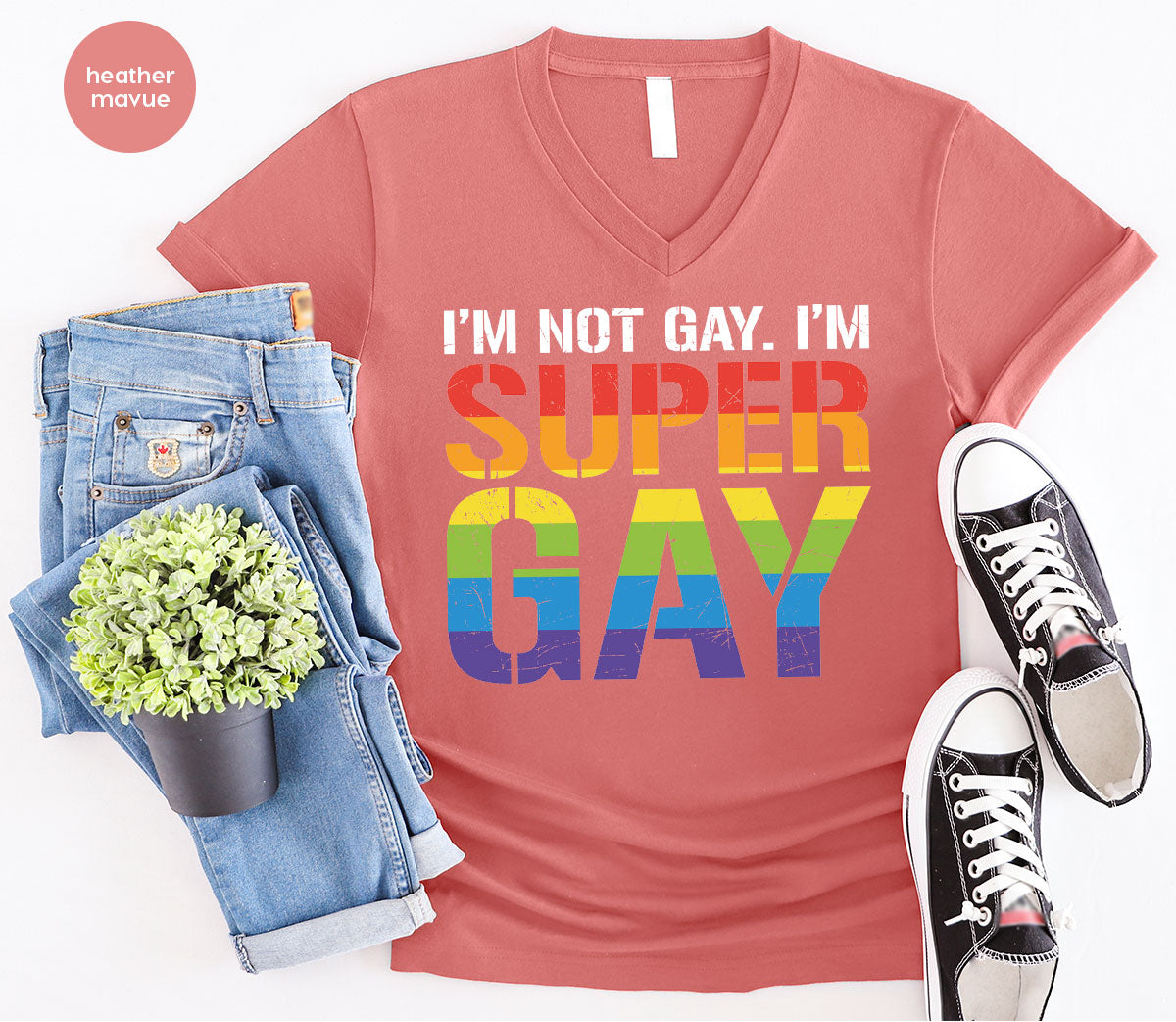 Super Gay Shirt, LGBT Power T-Shirt, Tee product image 6