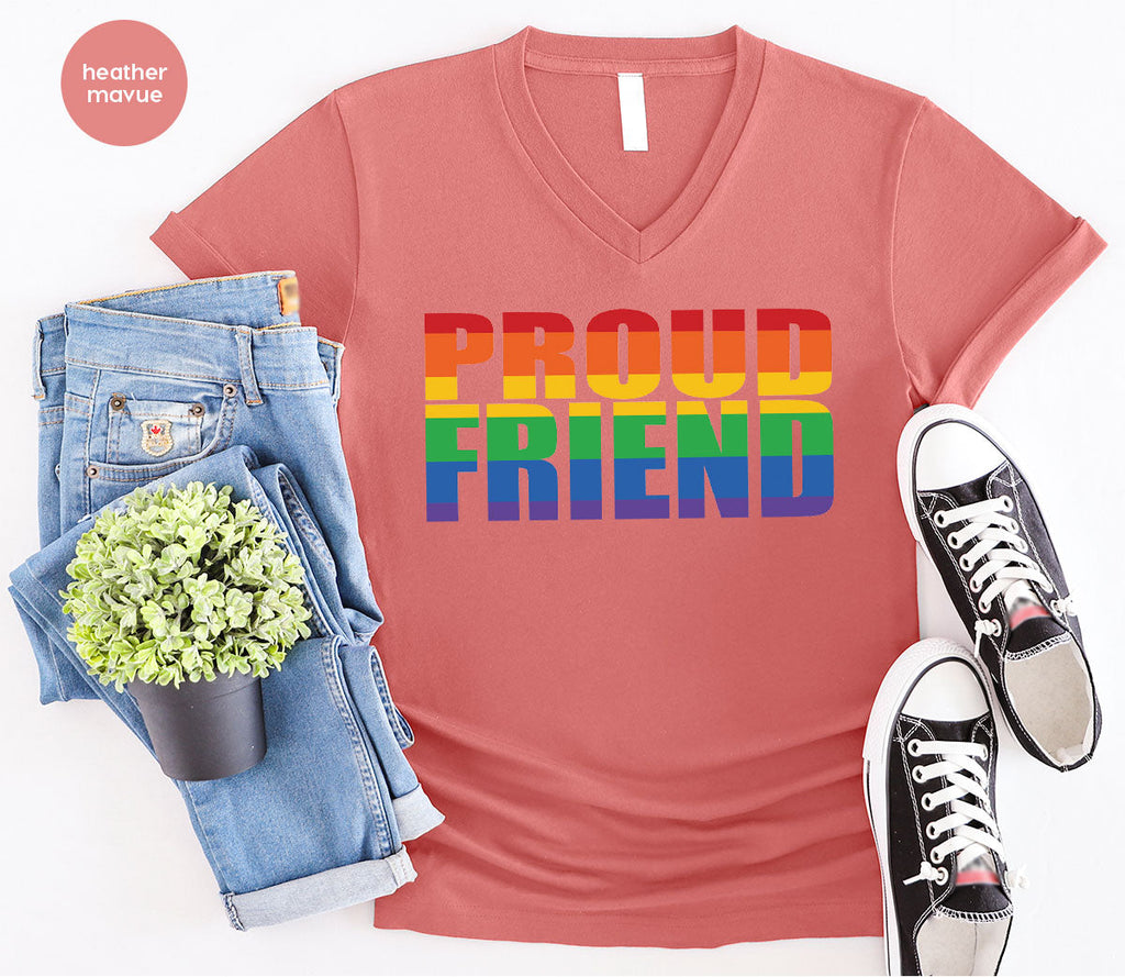LGBT Friendship Shirt, Proud Friend T-Shirt, Gift Tee product image 9