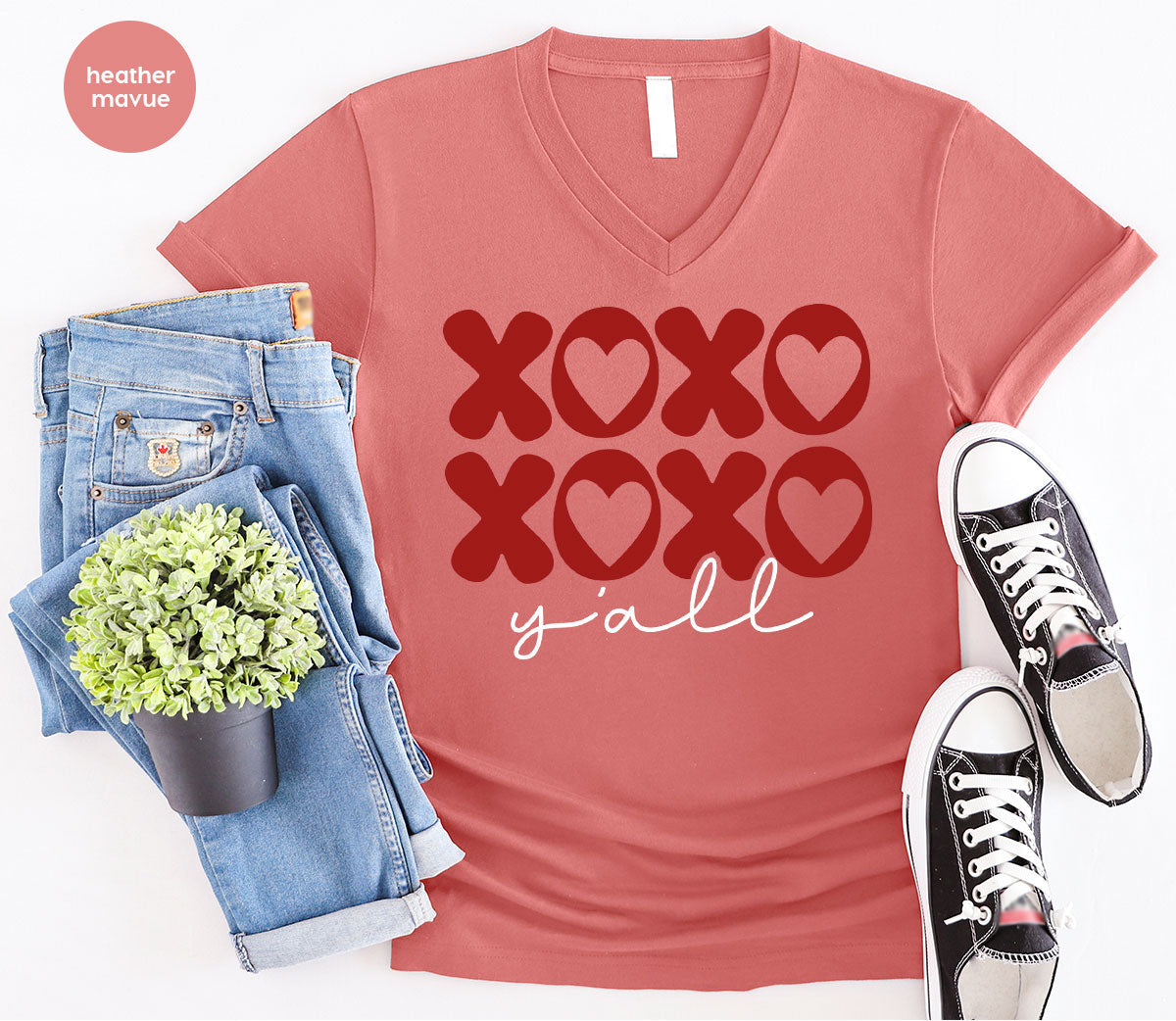 XOXO Shirt, Love Valentine's Day T-Shirt, Couple Match product image 10